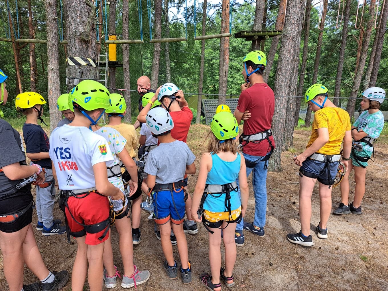 Instruktaż przed wspinaczką