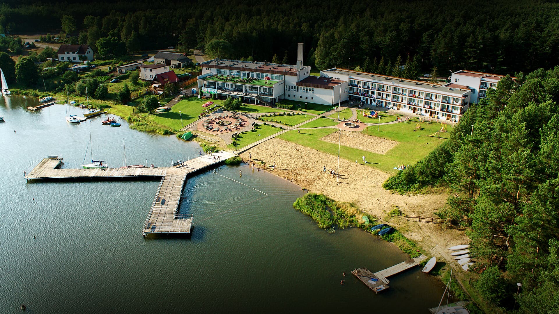 Hotel Gołuń - widok z lotu ptaka