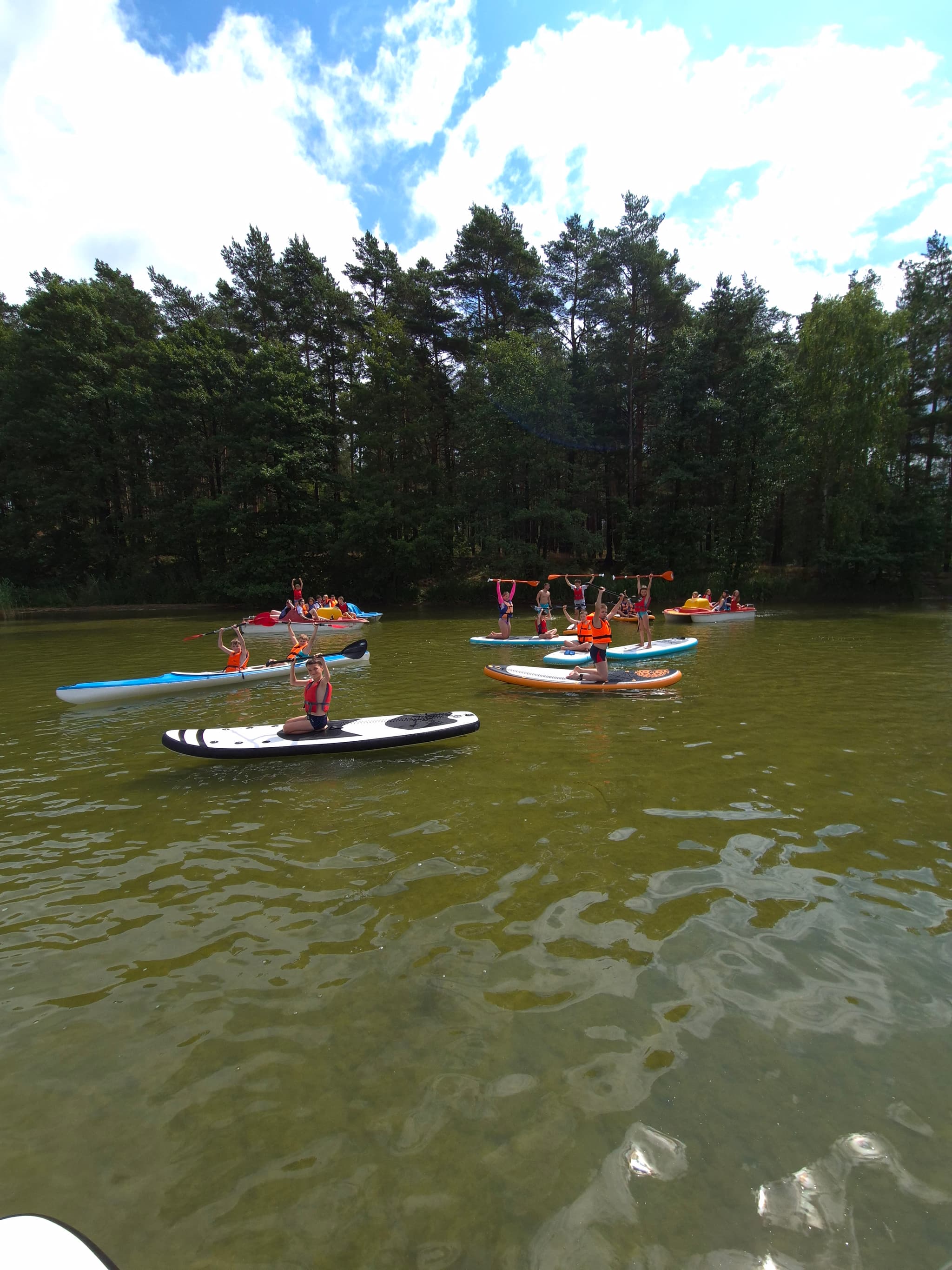 Aktywności rekreacyjne na obozie